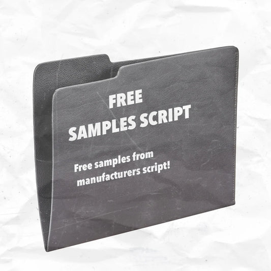 Free samples from manufacturers script!